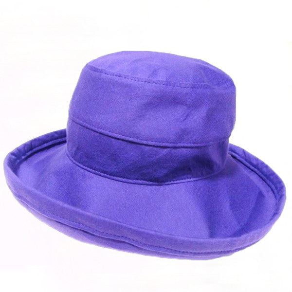 Purple Cotton - Standard Brim - The Noosa Hat