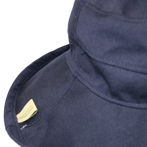 Navy Cotton - Wide Brim - The Noosa Hat
