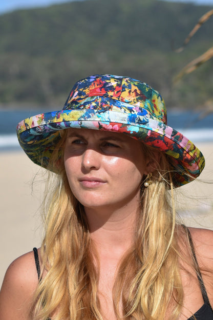 Camilla Cicoria Art - 'Junglecore' - Noosa Hat - Standard brim