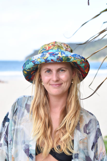 Camilla Cicoria Art - 'Junglecore' - Noosa Hat - Standard brim