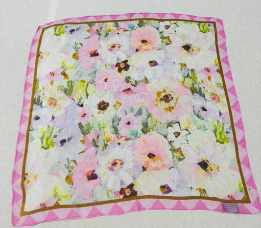 Romantic Charm - 100% Silk Bandana - Topshow Hat Accessory