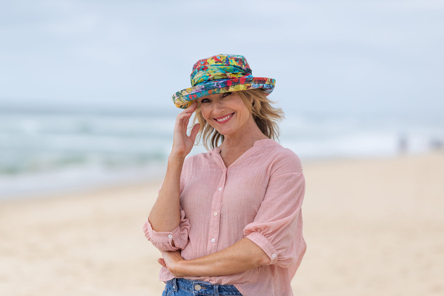 Camilla Cicoria Art - 'Junglecore' - Noosa Hat - Standard brim