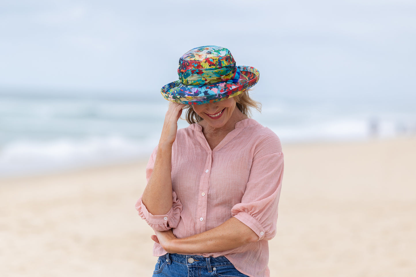 Camilla Cicoria Art - 'Junglecore' - Noosa Hat - Standard brim