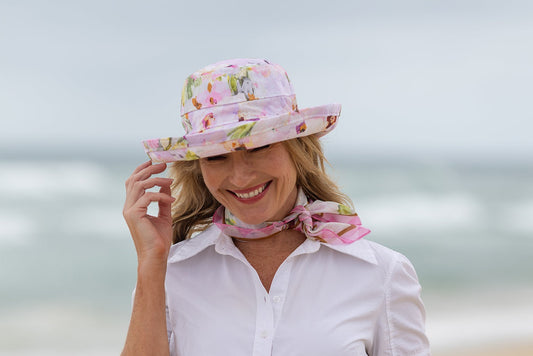 Romantic Charm - 100% Silk Bandana - Topshow Hat Accessory