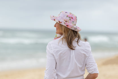 Camilla Cicoria Art - 'Romantic Charm' - Noosa Hat - Standard brim