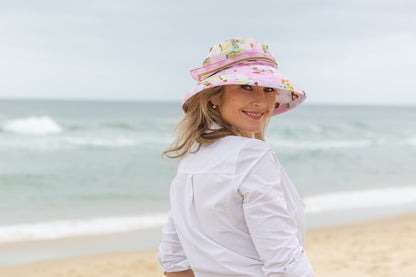 Camilla Cicoria Art - 'Romantic Charm' - Noosa Hat - Standard brim