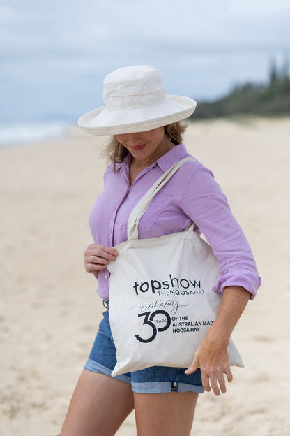Natural  Woven Cotton - Wide Brim - The Noosa Hat