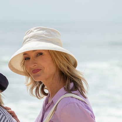 Natural Linen - Standard Brim - The Noosa Hat Linen Collection