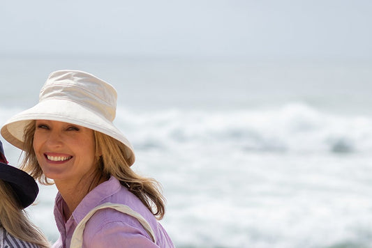 Natural Linen - Standard Brim - The Noosa Hat Linen Collection
